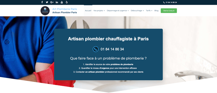 Meilleurs exemples de sites internet d'artisans Vos Devis en Ligne – Page 2 – Par Les Meilleurs Artisans